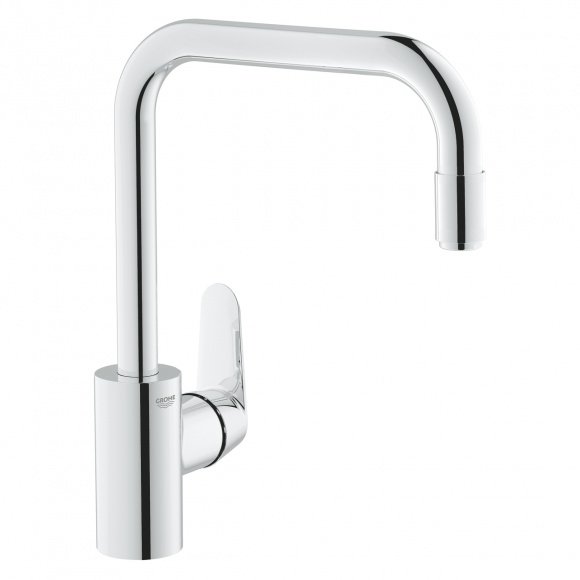 Смеситель кухонный Grohe Eurodisc Cosmopolitan с выдвижным изливом (31122002)