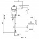 Смеситель для биде Bianchi Sun (BIDSUN10260ACRM) 115068