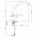 Смеситель кухонный Bianchi Star (LVMSTR2001STRAGBE) 116076