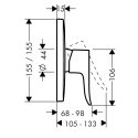 Наружная часть смесителя для душа Hansgrohe Metris (31456000) 43587