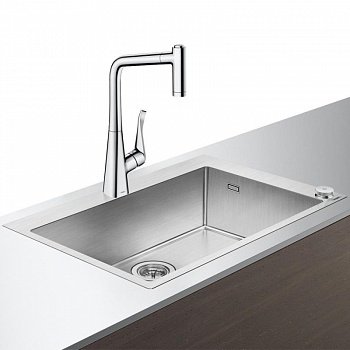 Кухонный комплект мойка со смесителем Hansgrohe C71-F660-03 (43209000) фото