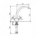 Кухонный смеситель EMMEVI DECO classic (GBE12717) 142027