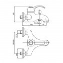 Смеситель для ванны Bianchi Class (VSCCLS200400ORO) 113301