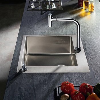 Кухонный комплект мойка со смесителем Hansgrohe C71-F450-06 (43201000) фото