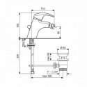 Смеситель для биде EMMEVI LUXOR (BO7004R) 143554