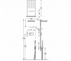 Душевая система Tres Shower technology электронная (9288308) 74311