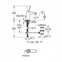 Смеситель для умывальника Grohe Eurodisc Joy 205 мм белый (23425LS0) 46907