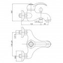 Смеситель для ванны Bianchi Class (VSCCLS200400VOT) 113308