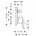 Наружная часть смесителя для ванны Hansgrohe Talis S (32475000) 43298