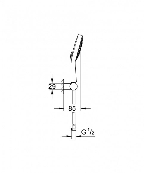 Душевой гарнитур Grohe Power&Soul Cosmopolitan 130 (27741000)