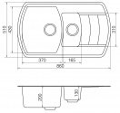 Кухонная мойка Vankor Norton NMP 04.86 Sahara 140353