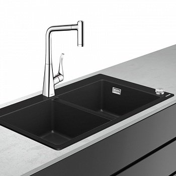 Кухонный комплект мойка со смесителем Hansgrohe C51-F770-05 (43216000) фото