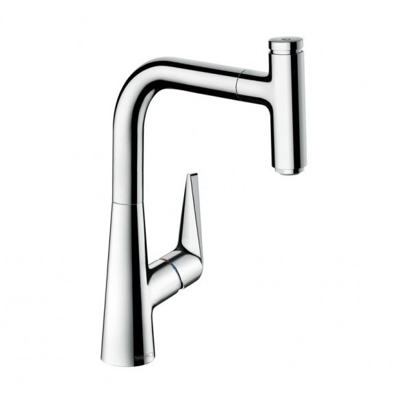 Смеситель кухонный Hansgrohe Select с выдвижным изливом (73852000)