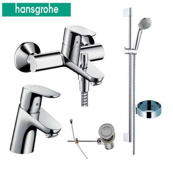 Набор смесителей для ванны Hansgrohe Focus E2 31730+31940+27763+28678 (31934000)
