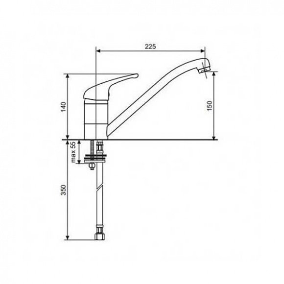 Кухонный смеситель EMMEVI Granit Ambra (AG 9007)