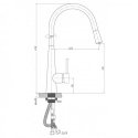 Смеситель кухонный Koller Pool Design Plus излив 223 мм (DS0600) 187327