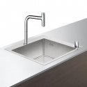 Кухонный комплект мойка со смесителем Hansgrohe C71-F450-06 (43201000) 202122