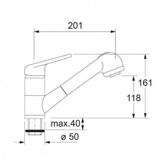 Смеситель кухонный Franke Prince 740-1 HD 115.0029.709