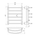 Полотенцесушитель водяной Laris Евромикс П6 450х600 (71207146) 94536