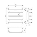 Полотенцесушитель водяной Laris Стандарт П5 450х500 (71207060) 95463