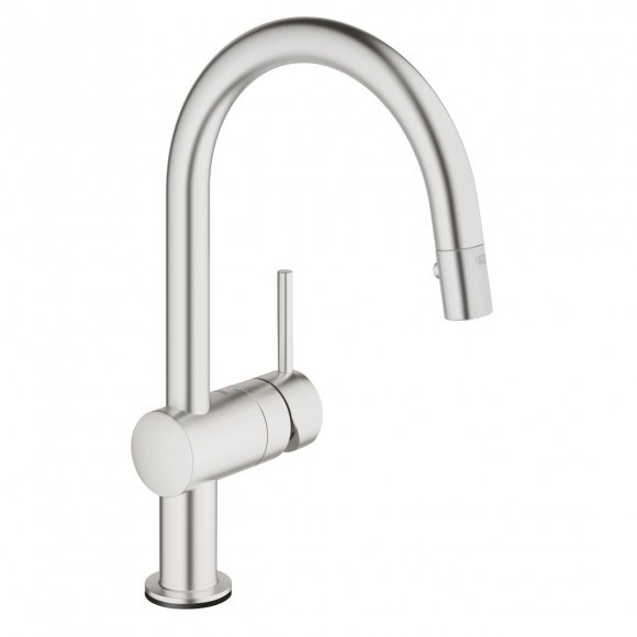 Смеситель кухонный Grohe Minta Touch сенсорный матовый хром (31358DC1)