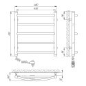 Полотенцесушитель электрический Laris Микс П5 450х500 подключение слева (73207058) 95320