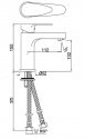 Смеситель для умывальника Jaquar Vignette Prime хром (VGP-CHR-81011B) 47617