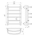 Полотенцесушитель водяной Laris Евромикс П6 400х600 (71207494) 94531