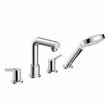 Смеситель для ванны Hansgrohe Talis S на 4 отверстия (72418000) фото