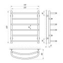 Полотенцесушитель водяной Laris Евромикс П6 500х600 (71207523) 94556