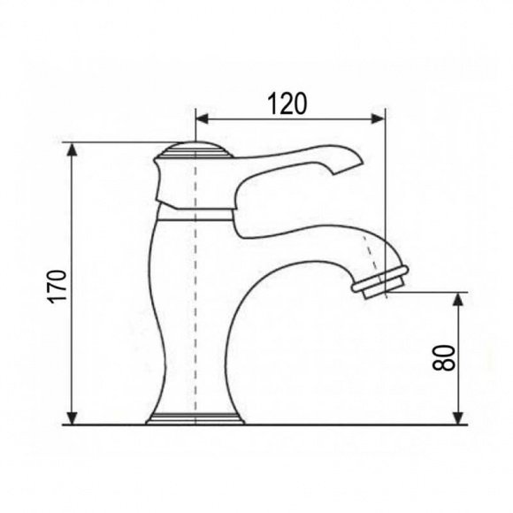 Смеситель для умывальника Potato P1015-4 (POTP10154)