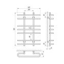 Полотенцесушитель водяной Laris Сахара П7 500х700 (71207078) 95438
