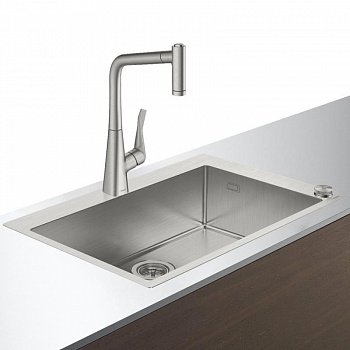 Кухонный комплект мойка со смесителем Hansgrohe C71-F660-03 (43209800) фото