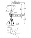 Смеситель кухонный Grohe Minta выдвижной излив матовый хром (30274DC0) 153655