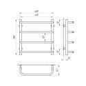 Полотенцесушитель водяной Laris Стандарт П4 450х500 (71207059) 95448