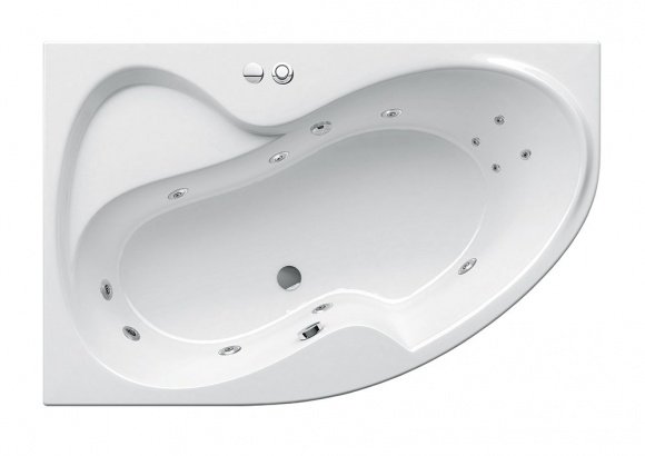 Гидромассажная ванна Ravak Rosa II L 160x105 Relax Pro (GMSR0750)