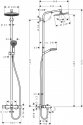 Душевая система Hansgrohe Crometta S 240 1 jet Showerpipe (27320000) 164218