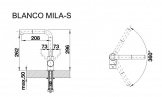 Смеситель кухонный Blanco Mila-S хром (519810) 49961