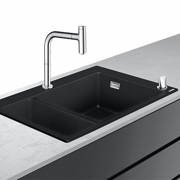 Кухонный комплект мойка со смесителем Hansgrohe C51-F635-09 (43220000) фото