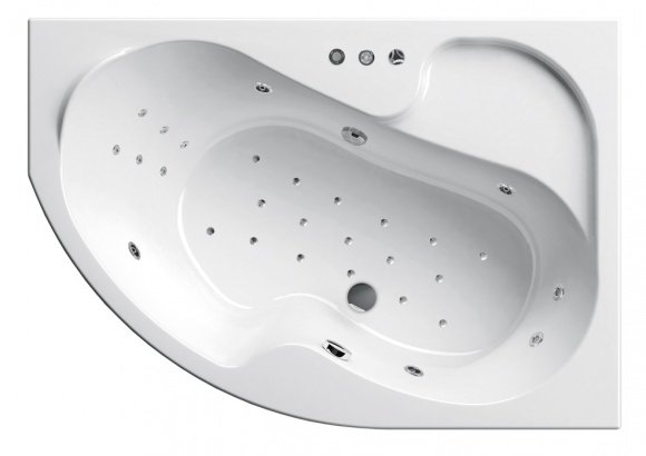 Гидромассажная ванна Ванна ROSA R 150х105 Beauty Ultra антик (GMSR1206)