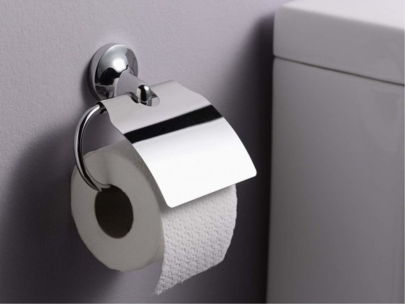 Держатель для туалетной бумаги Haceka Aspen с крышкой (1121568)