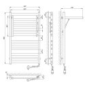 Полотенцесушитель электрический Laris Сириус П12 500х900 подключение справа (71207683) 94333