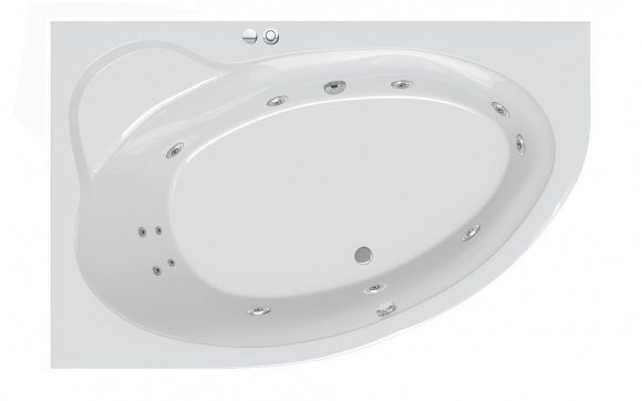 Гидромассажная ванна Ravak Asymmetric II 170 L Relax Pro (GMSR0950)