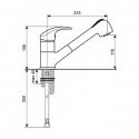 Кухонный смеситель EMMEVI LUXOR (OR7065R) 142488