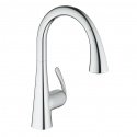 Смеситель кухонный Grohe Zedra выдвижной излив (32294001) 153648