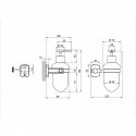 Дозатор жидкого мыла Q-Tap Liberty CRM 1152  (QTLIBCRM1152) 192956