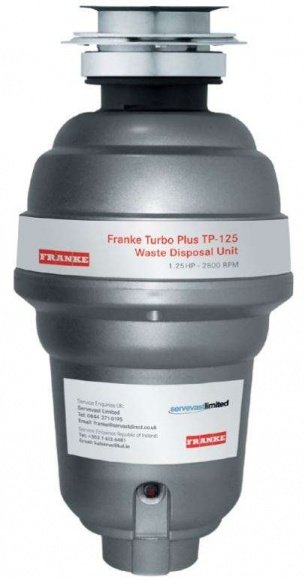 Измельчитель пищевых отходов Franke Franke Turbo Plus TP-125 (134.0287.933)