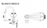Смеситель кухонный Blanco Mida-S хром (521454) 49951