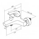 Смеситель для ванны AM PM SENSE (F7510000) 127552