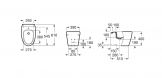 Биде напольное Roca Khroma (A357657000) 132424